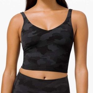 Black camo Lululemon align tank, size 4.